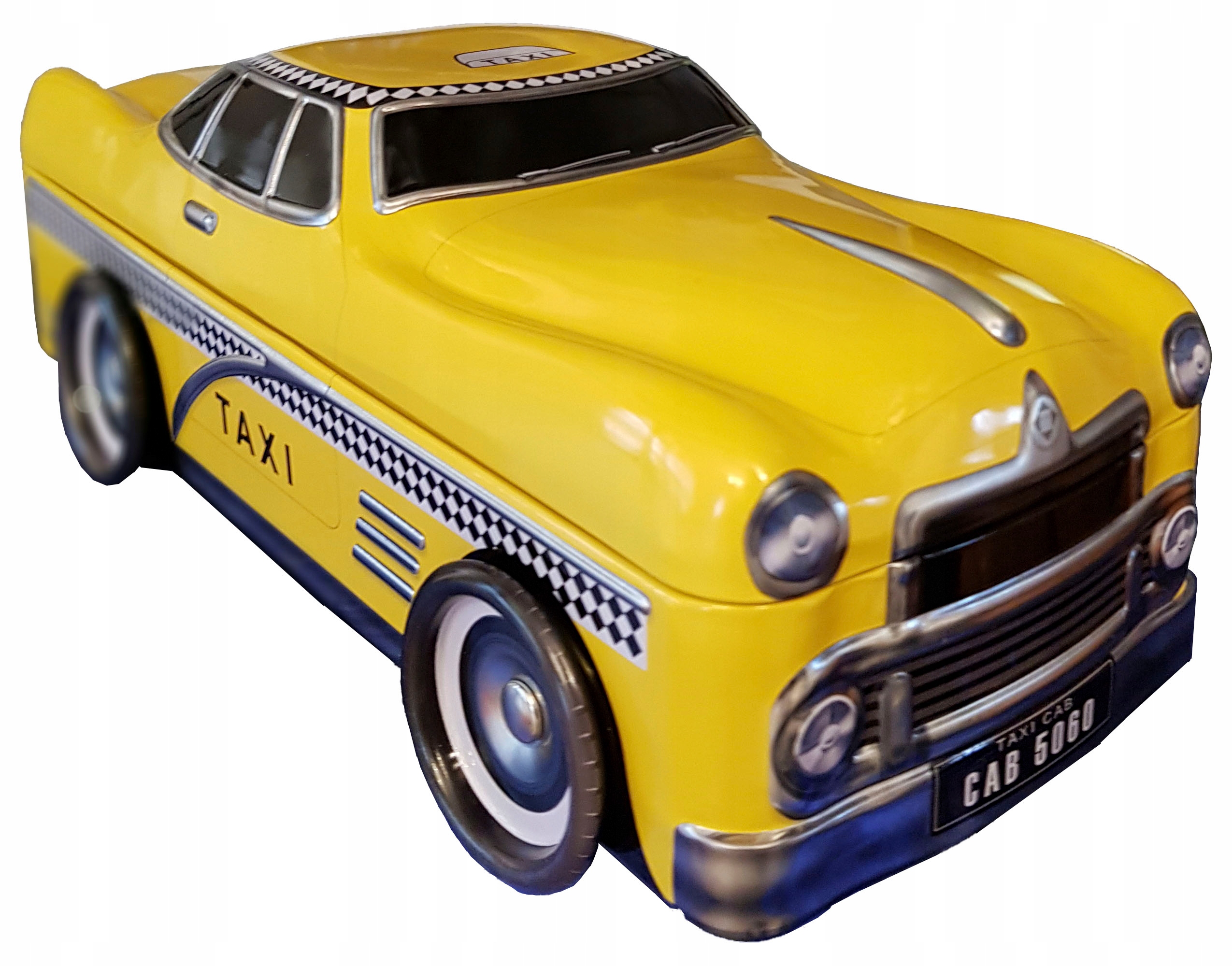 

Taxi Pojemnik Metalowy Retro Samochód