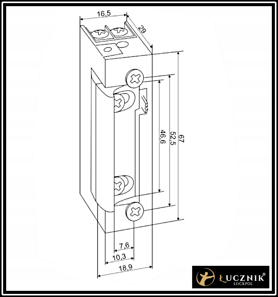 Elektrozávěs Łucznik 1420 6-12v 12-24v 6v 12v Ac/dc S Blokováním