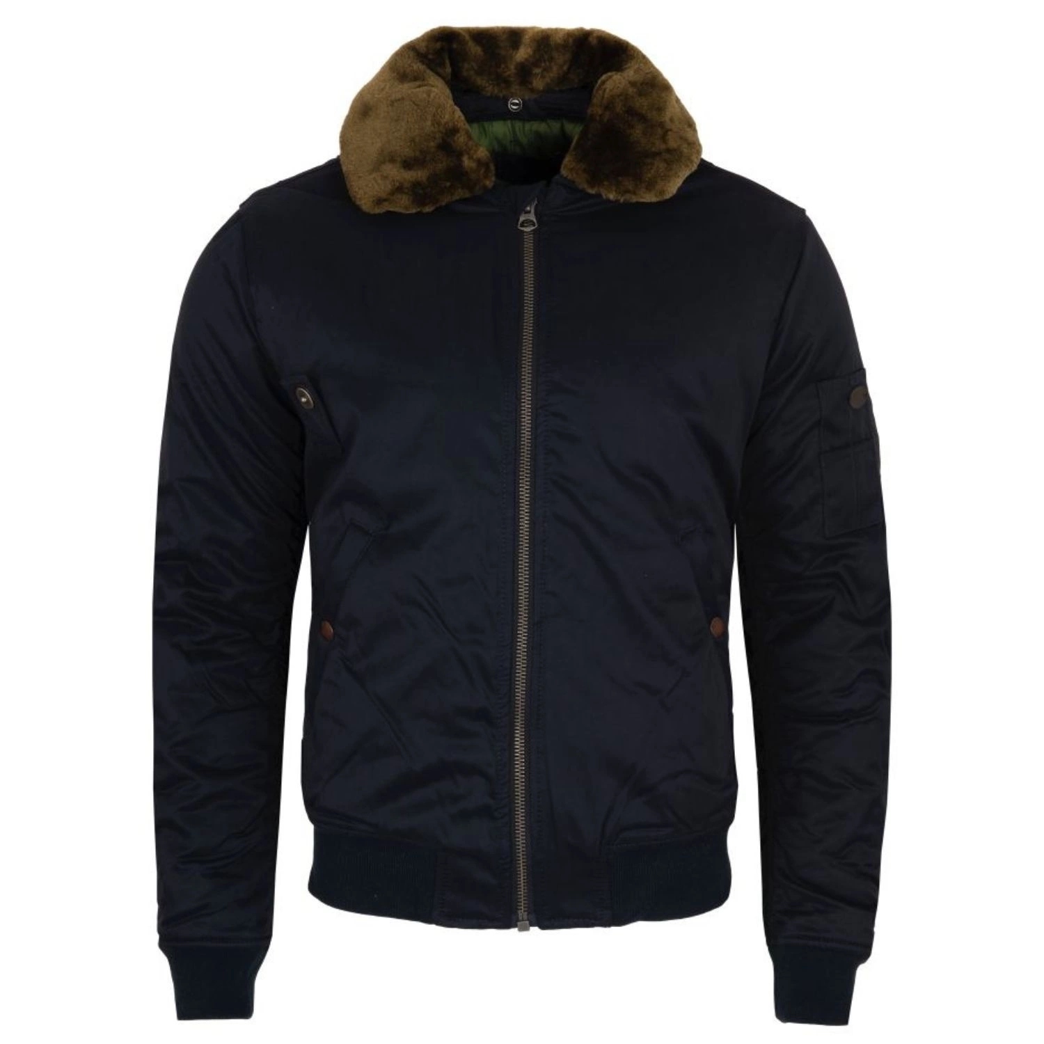 Pepe Jeans pánská zimní bunda bomber tmavě modrá teplá zateplená vel. M