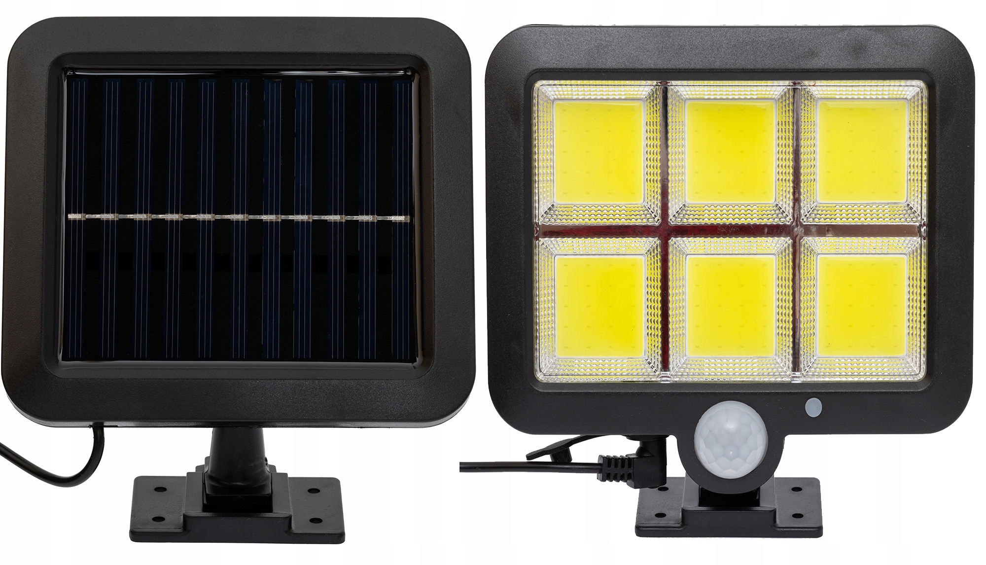LAMPA SOLARNA Z CZUJNIKIEM RUCH ZMIERZCHU LED ZEWNĘTRZNA OGRODOWA + PILOT Grubość 25 mm