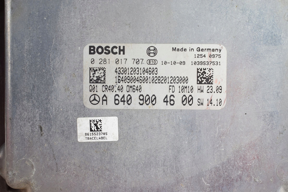 Computer Bedienteil MERCEDES W242 W169 0281017707
