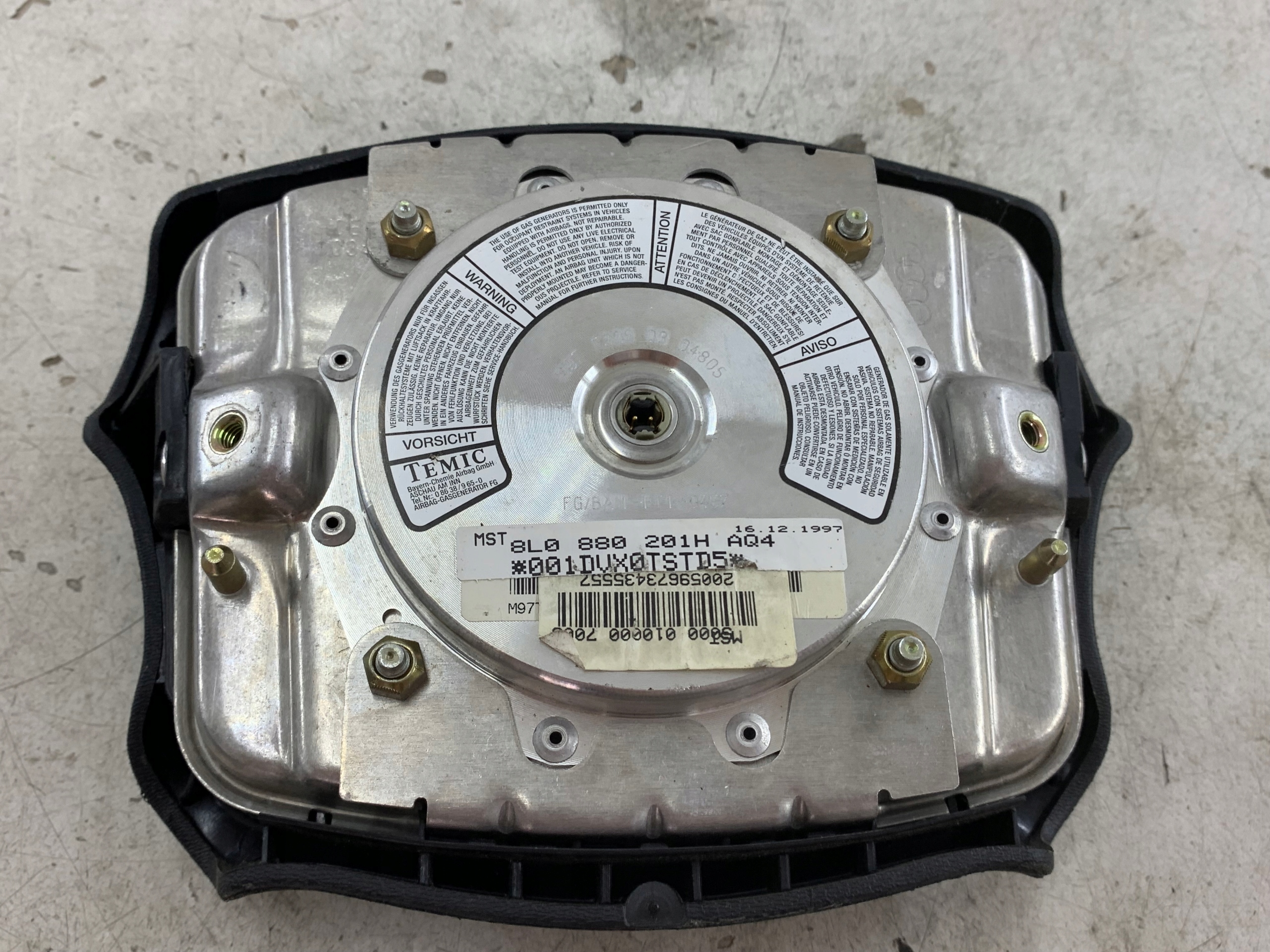 AUDI A3 8L airbag 8L0880201H