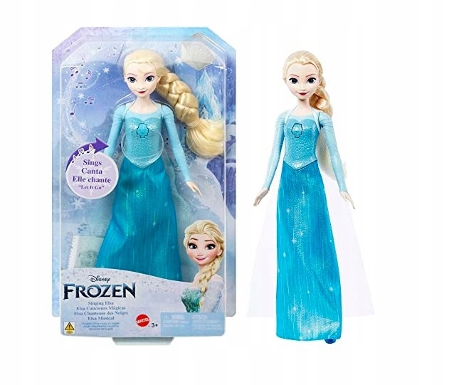 Mattel Disney Frozen Śpiewająca Elsa Kraina Lodu Elza Śpiewa po Angielsku