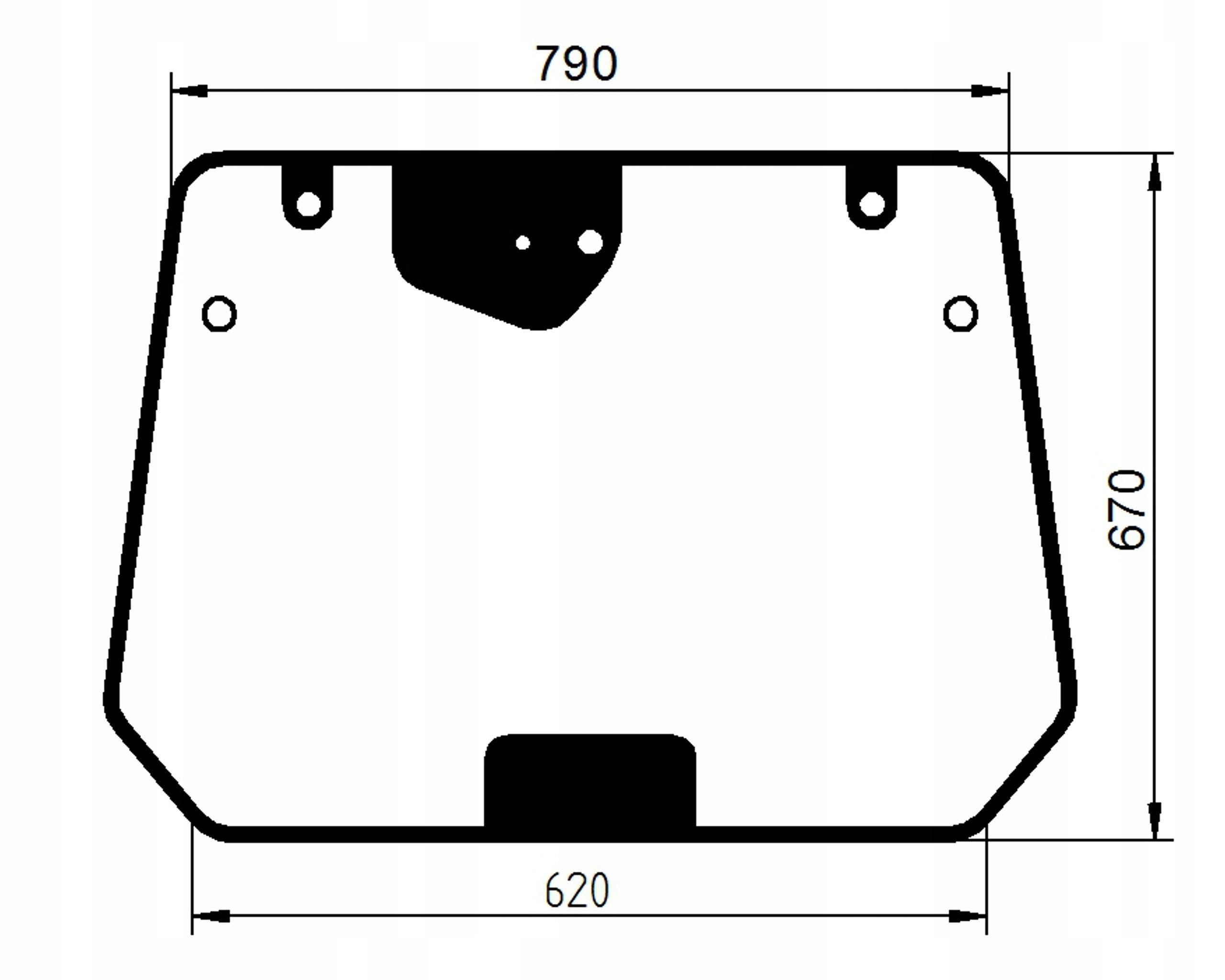 čelní sklo pro traktoru Deutz-Fahr zadní 0.016.9257.4
