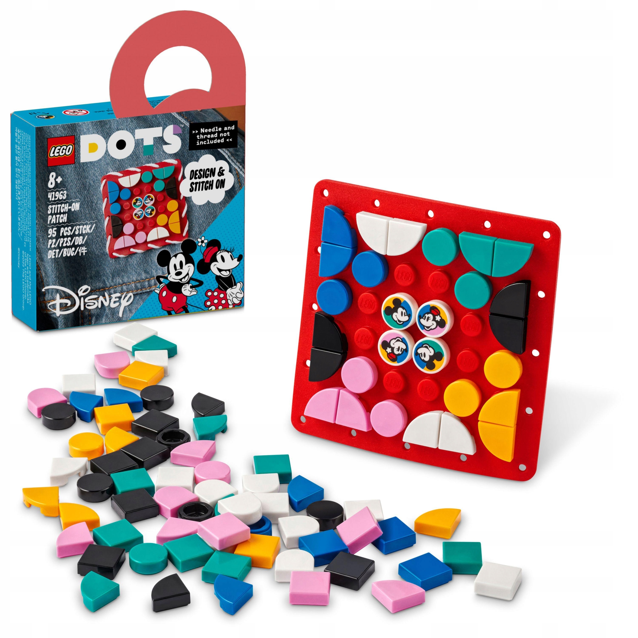 

Lego Dots Myszka Miki i Minnie naszywka 41963