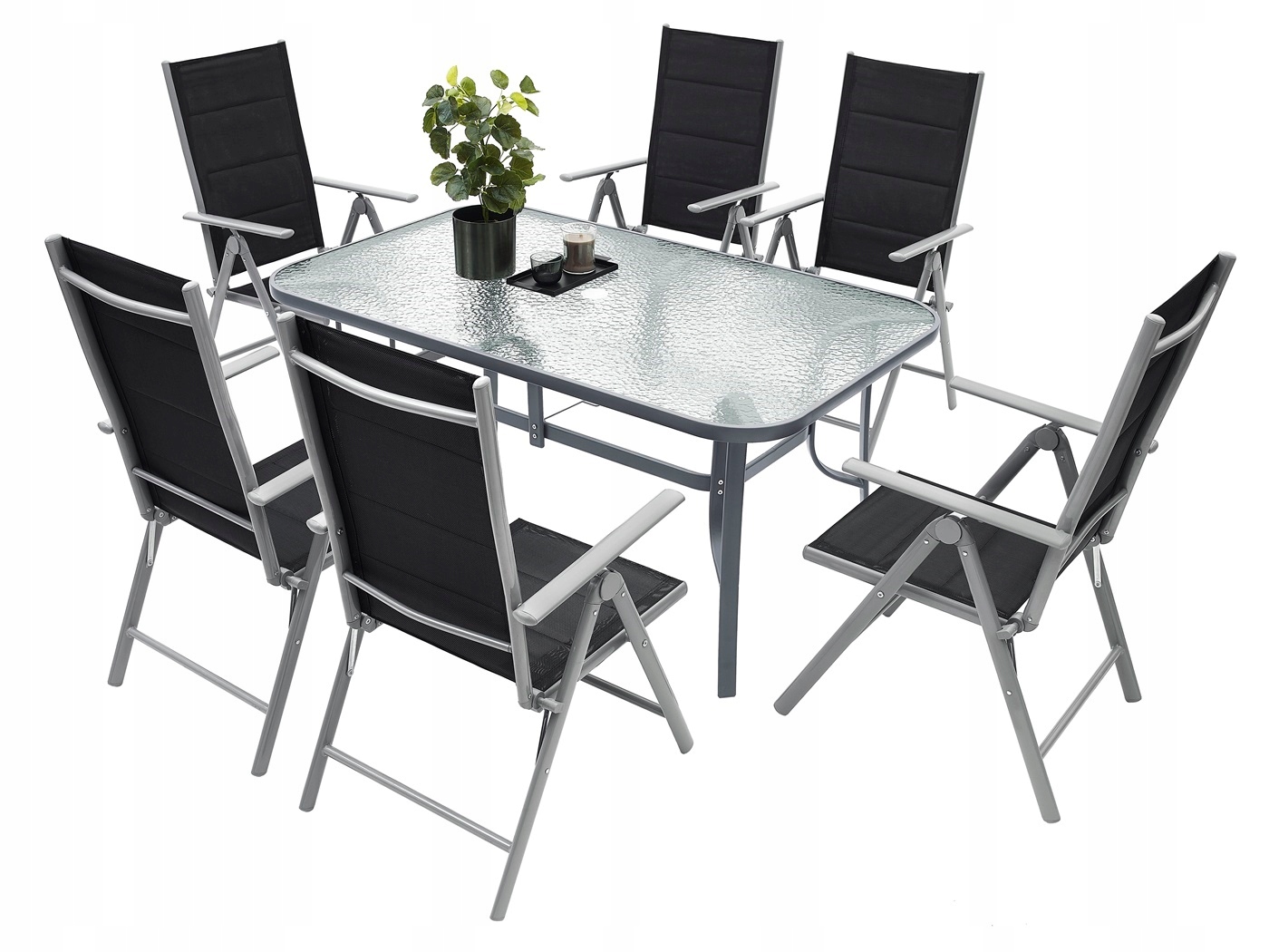 MEBLE OGRODOWE TARAS 6 KRZESEŁ OGRODOWY ZESTAW Producent MAT-COMPANY
