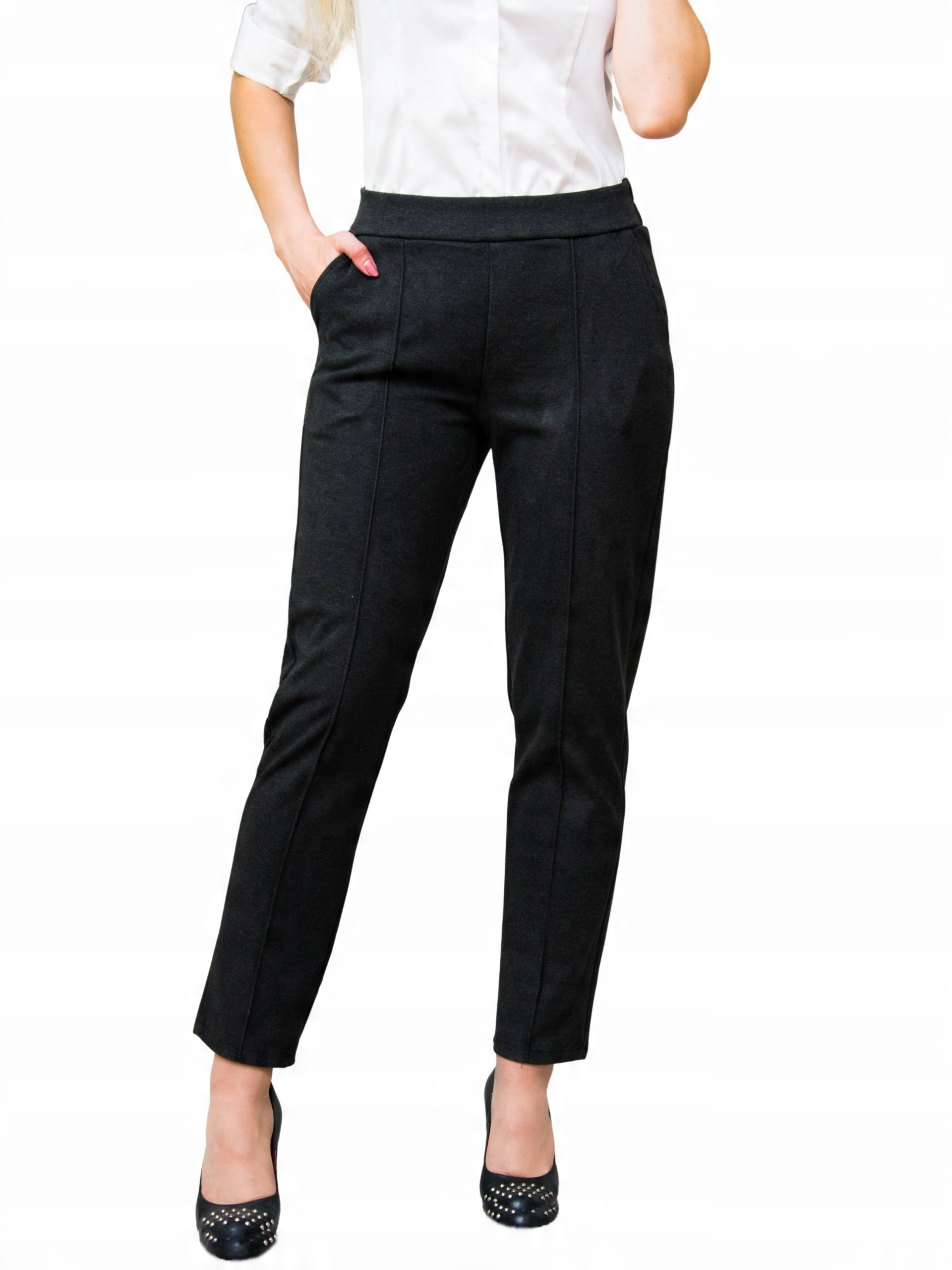

Stylowe Spodnie Damskie Cygaretki Kolory S/m