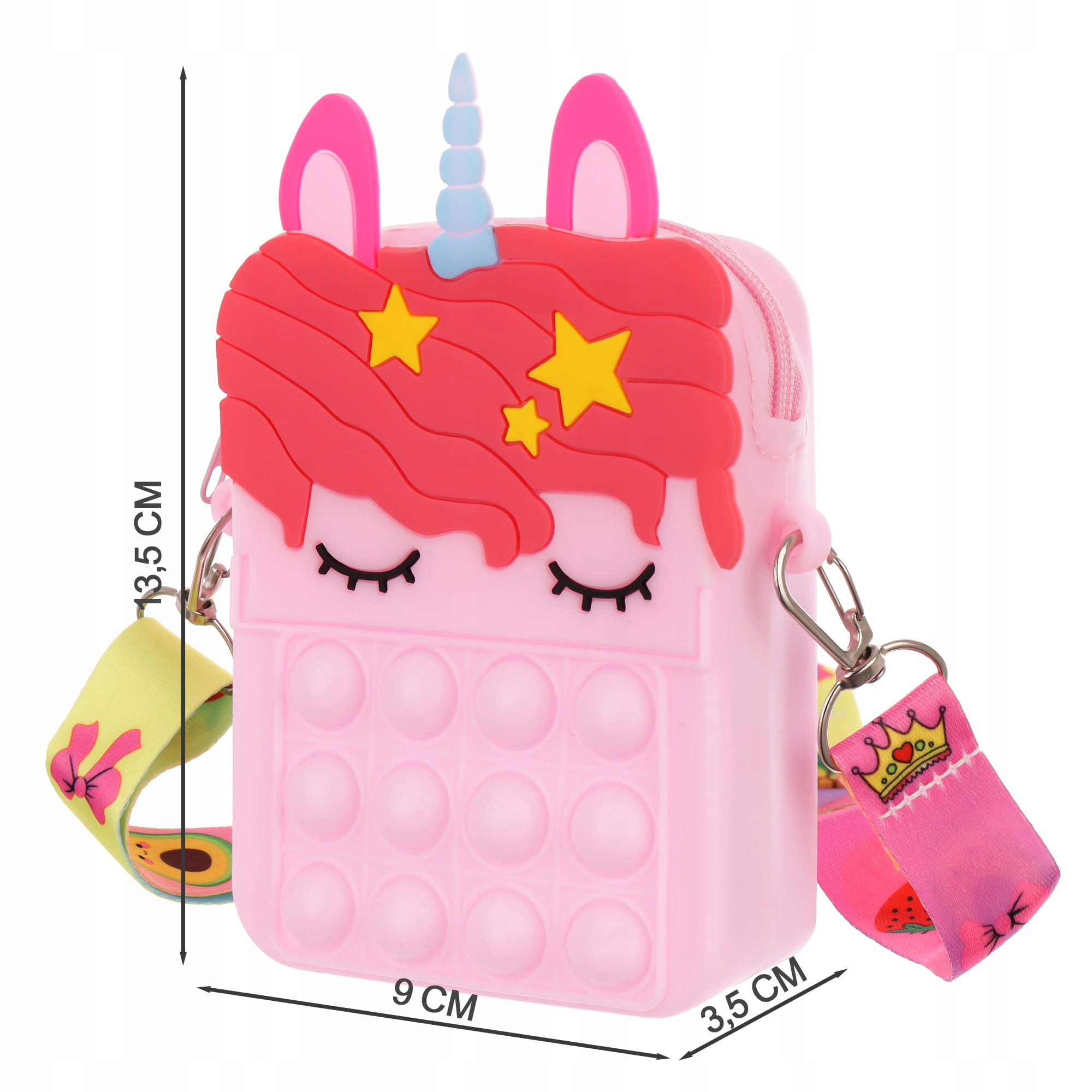 POP IT TOREBKA JEDNOROŻEC SASZETKA PORTFEL ETUI ZABAWKA SENSORYCZNA Rodzaj gniotki