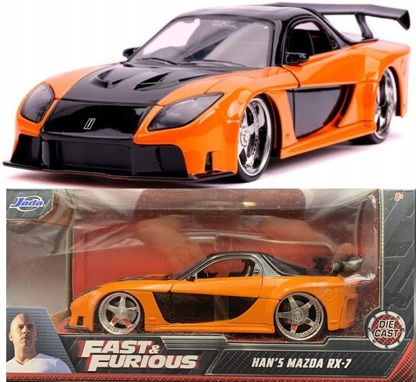 Mazda RX-7 1995 Han Tokio Drift F&f Jada 1:24