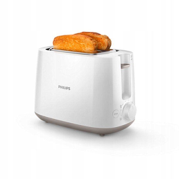 Toster z rusztem do bułek 830W biały Philips HD2581/00 Daily Collection