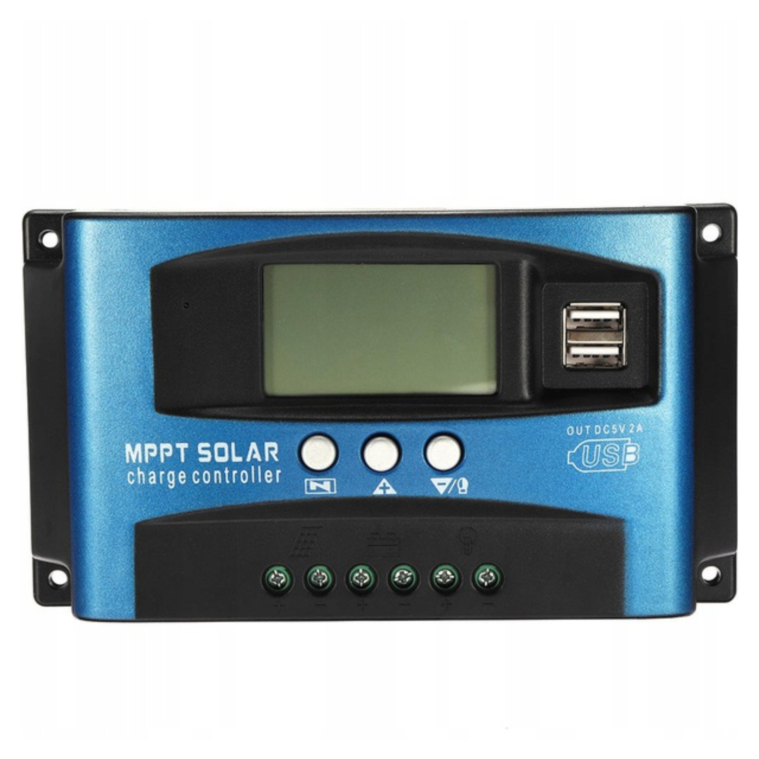 Solarny regulator ładowania 12 V / 24 V 40 A z LCD i USB RegMag – Solarny regulator ładowania RegMag 40 A