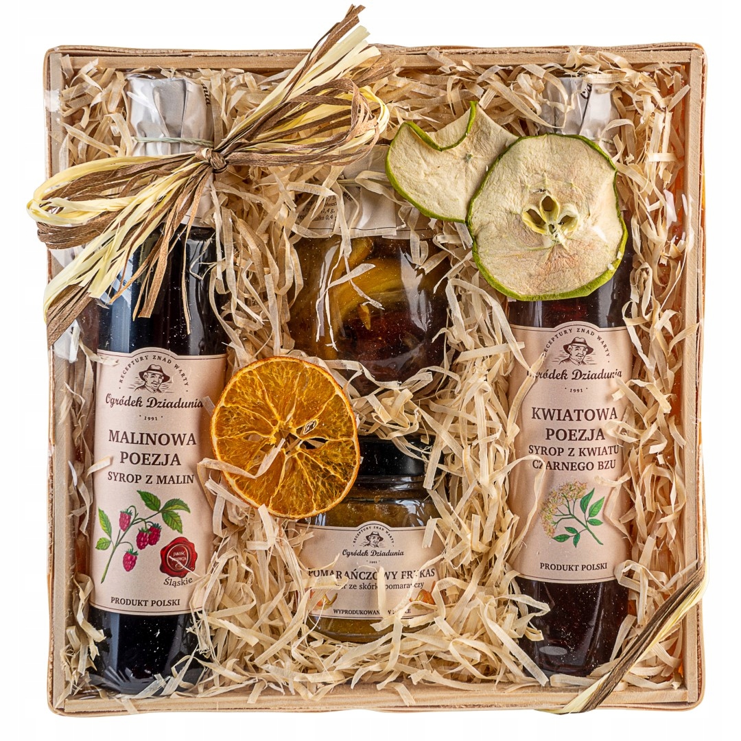 

Kosz prezentowy naturalny Podziękowanie rodziców