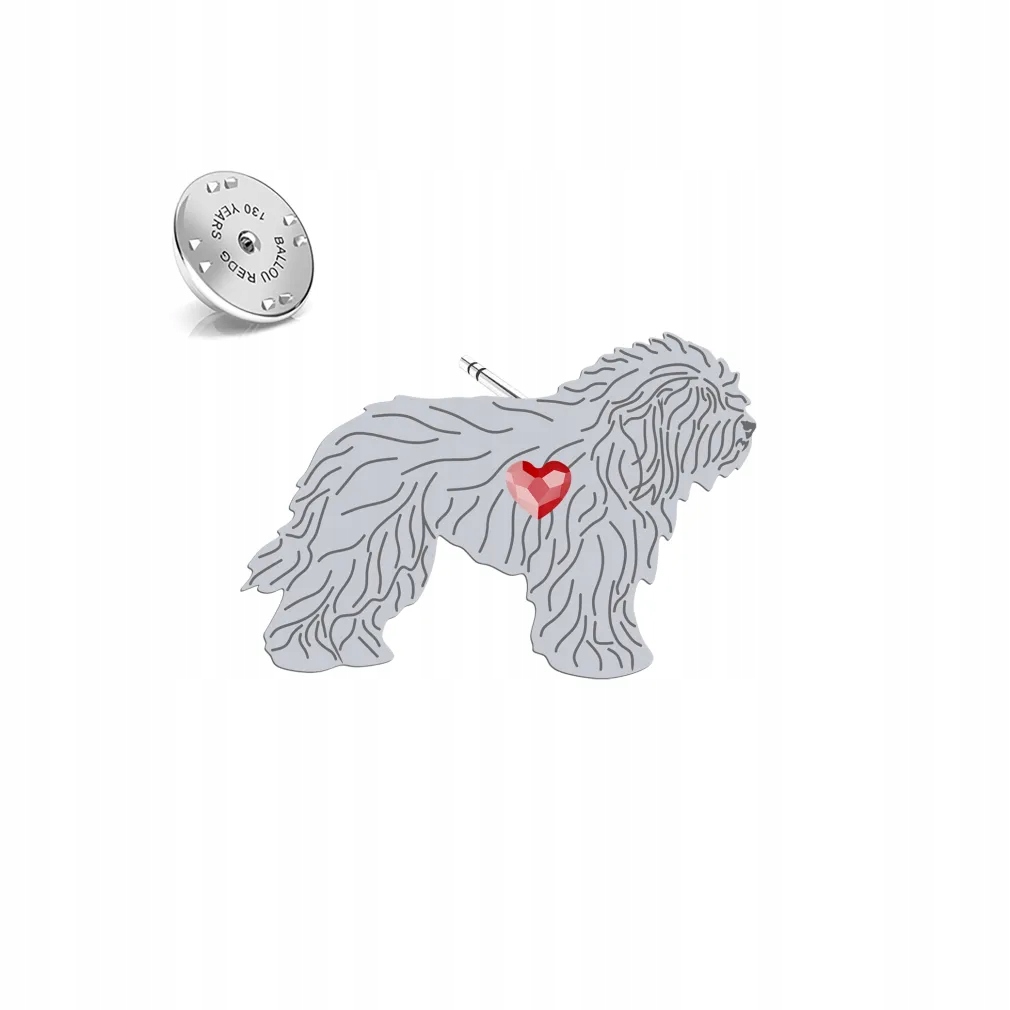 Brož Stříbrná s psem Odis 925 Šperky k narozeninám Žena Věnování