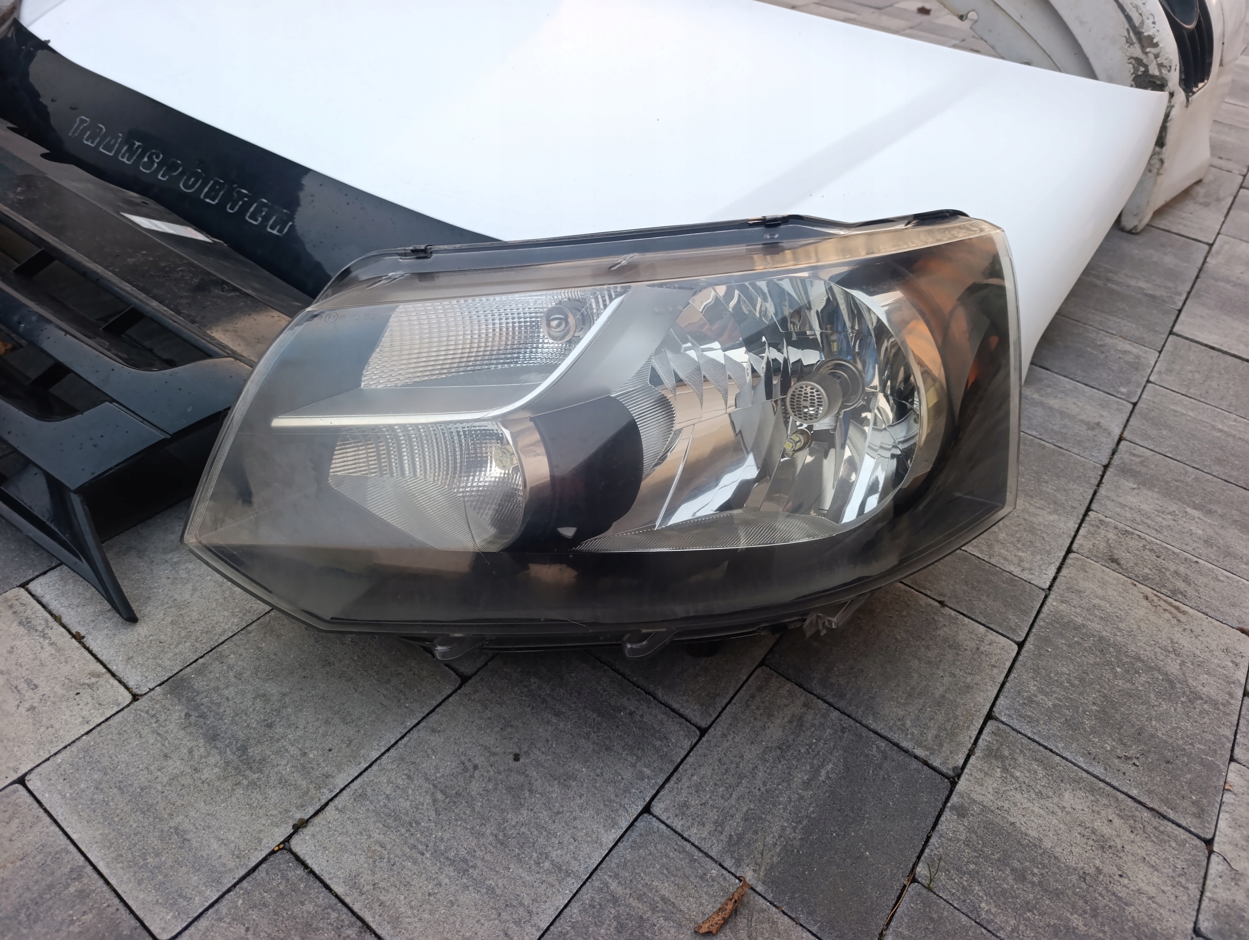 complete front bonnet bumper lights support panel for radiators VW T5 LIFT 2.0 TDI