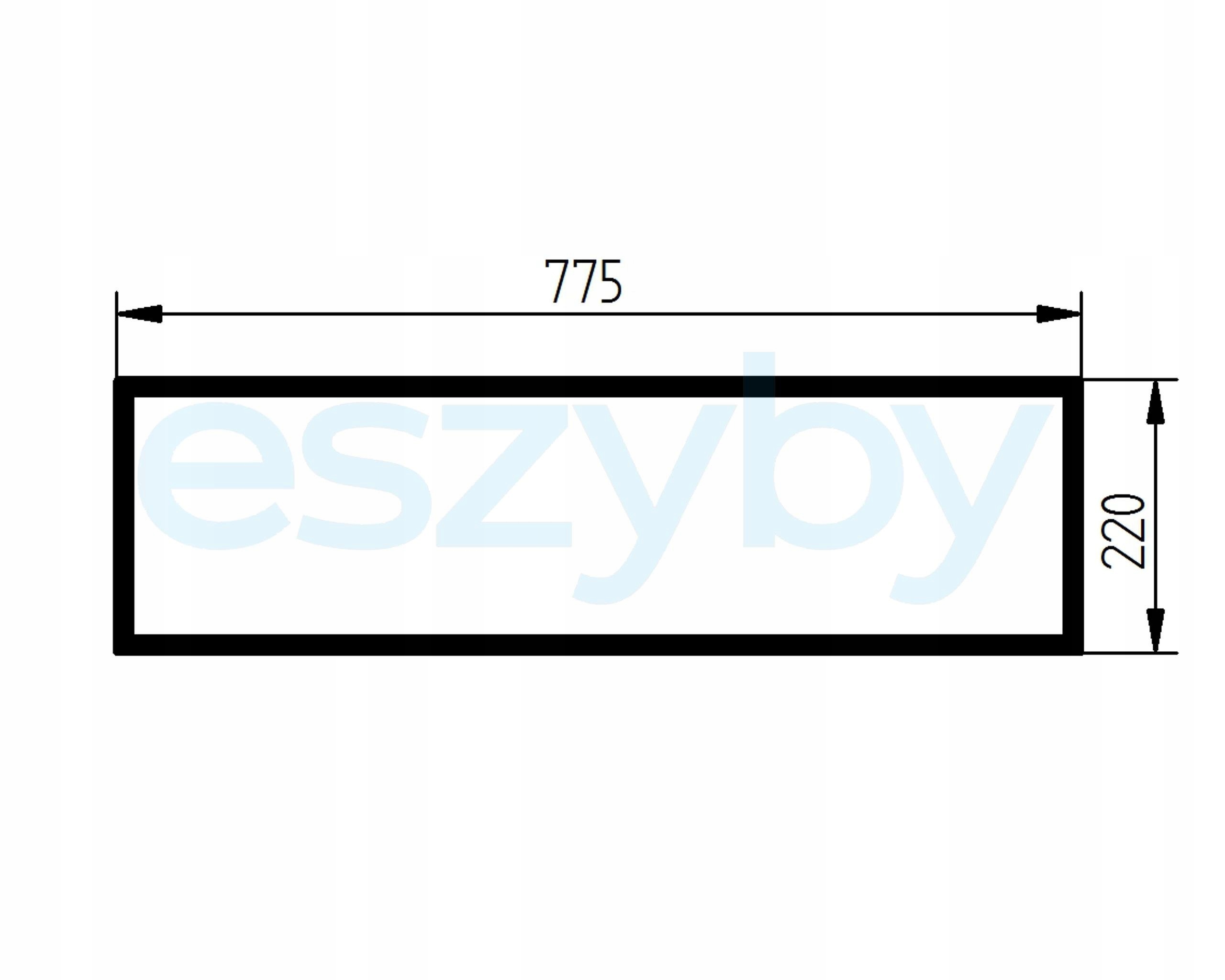 sklo bagr Volvo střešní 7418295