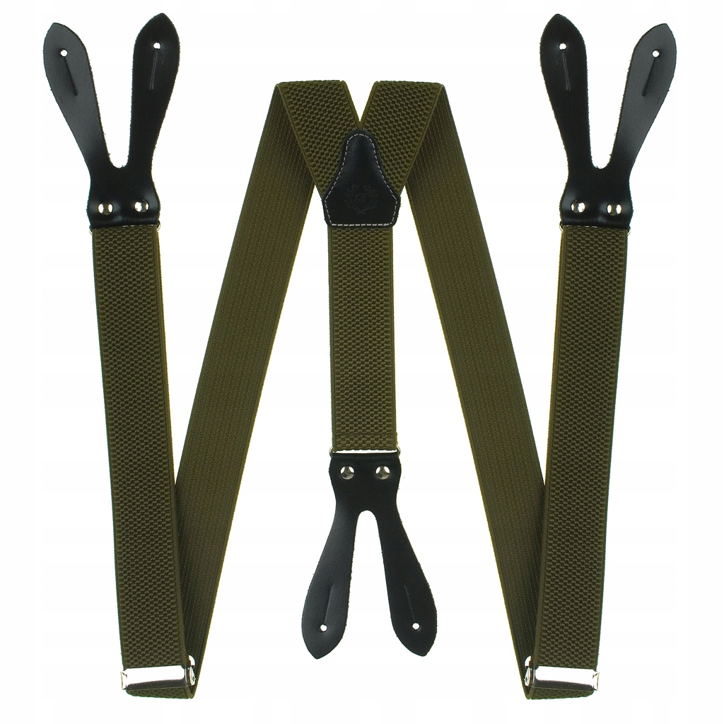 

Szelki Męskie Na Guziki Rozmiar M/L Khaki