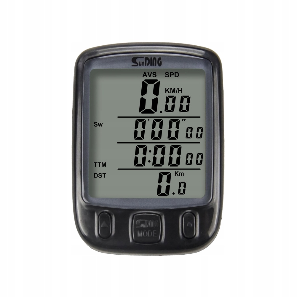 PRĘDKOŚCIOMIERZ DLA ROWERU MAŁY MONITOR STOPER FITNESS