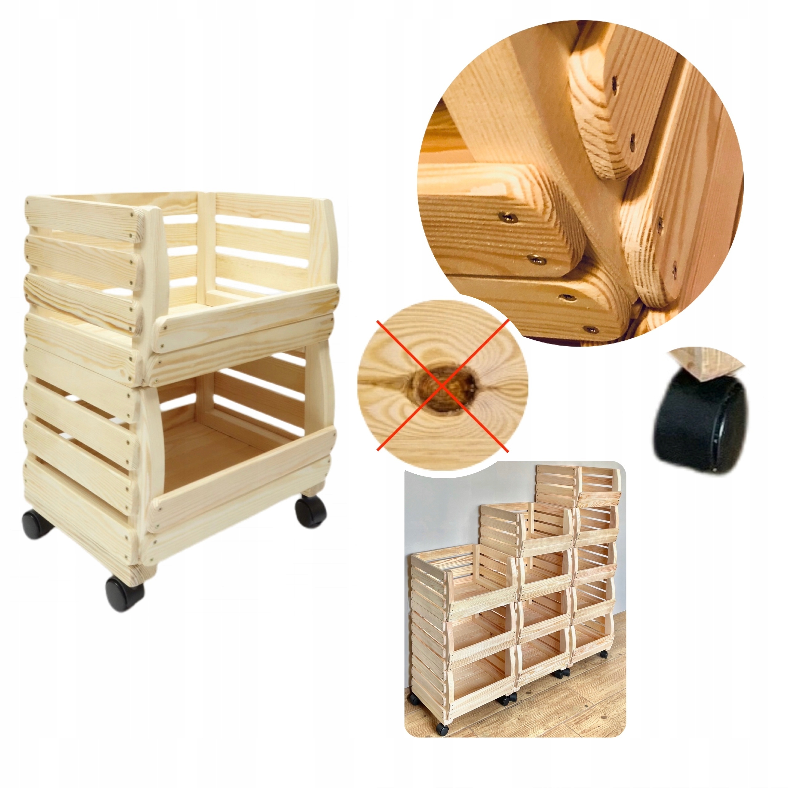 Boxy Regál na zeleninu a ovoce Organizér Kontejner