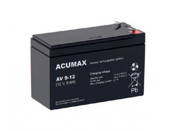 Akumulátor Acumax Av 9-12V T2 systémy proti požáru