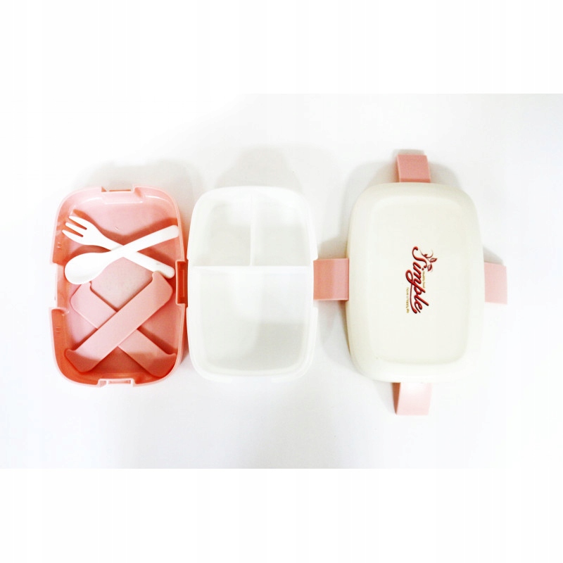 

Pojemnik Lunch Box Żywność Pudełko Sztućce