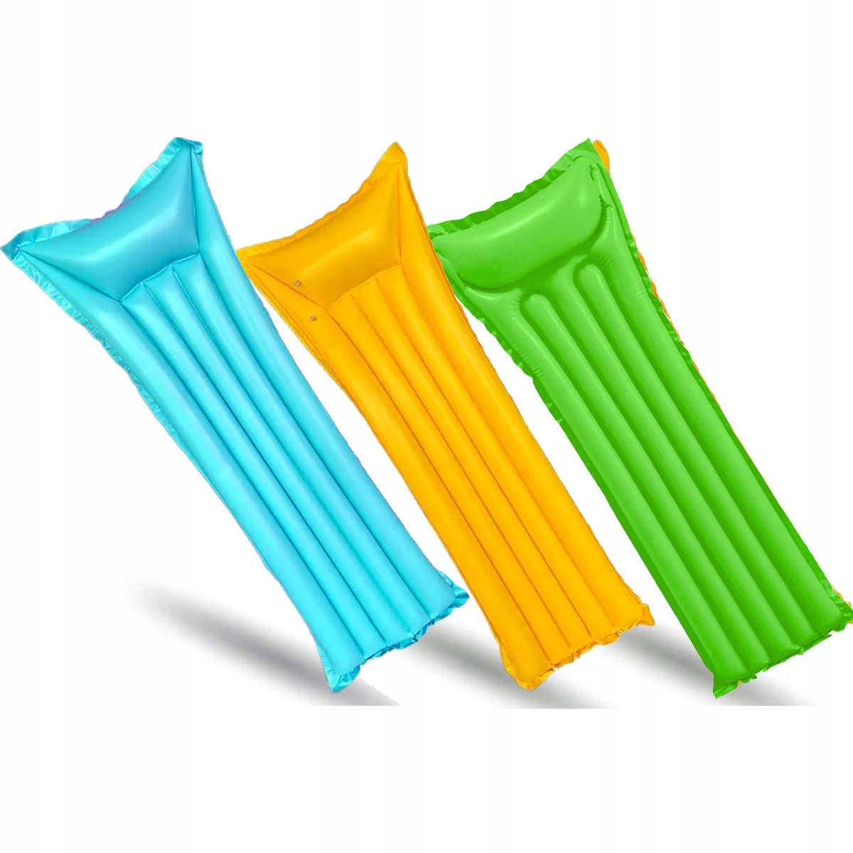 DUŻY MATERAC DMUCHANY MATERAC do PŁYWANIA na BASEN PLAŻE BIWAK WZMOCNIONY Marka Jilong