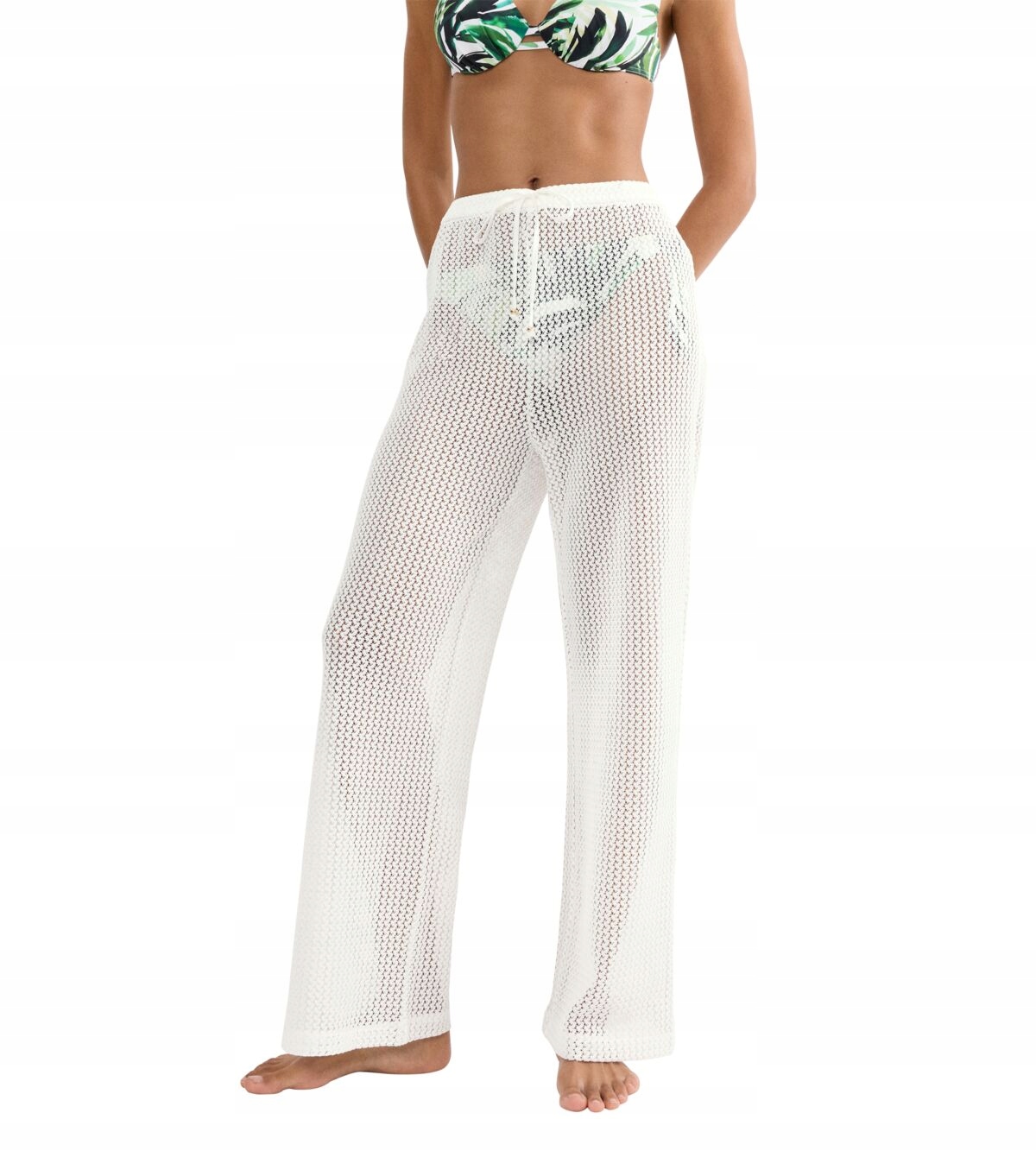 Triumph Plážové ažurové kalhoty s výšivkou BeachWear Crochet Trousers 42