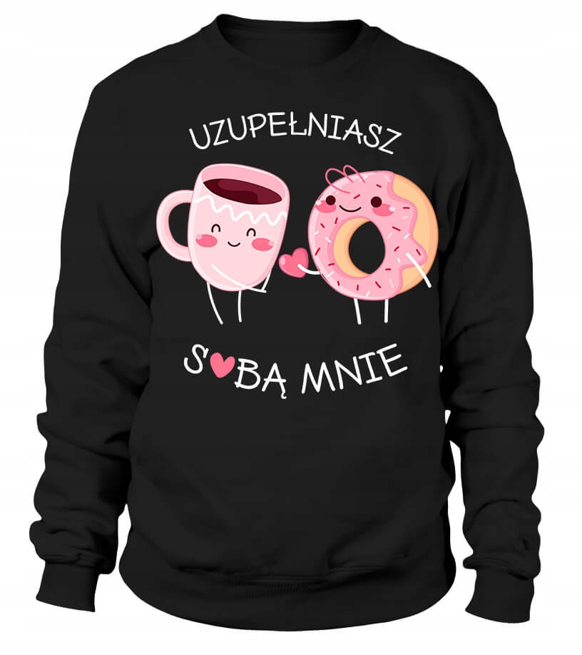 Dámská Mikina You Complete Me XL černá, Dárek pro přítelkyni