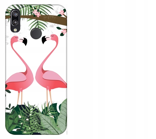 

Etui pokrowiec Huawei P20 Lite Flamingi lato tropi