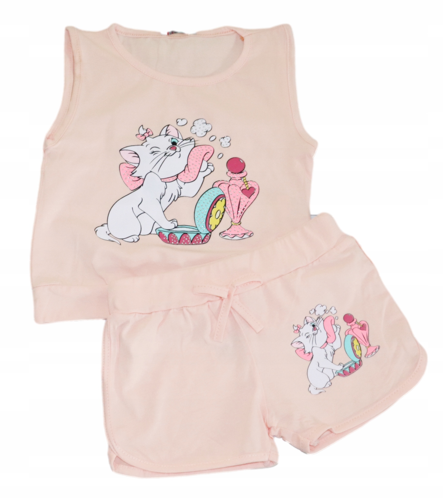 KOMPLET TOP SPODENKI KOTEK MARIE CYRKONIE 80