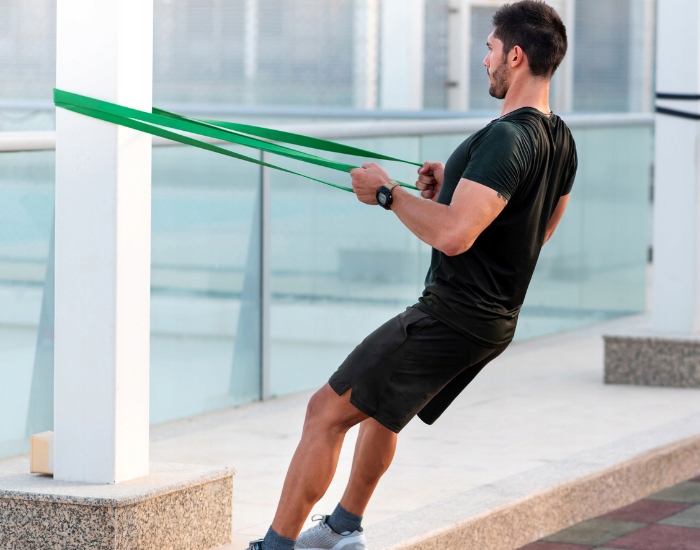 GUMA OPOROWA DO CWICZEŃ DO ROZCIĄGANIA POWERBAND OPÓR 27-45kg Kod producenta FM371