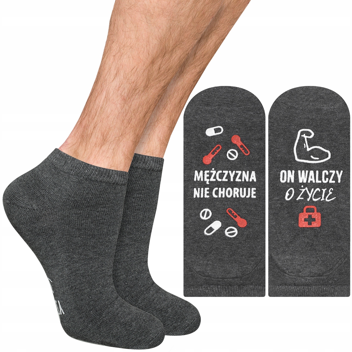 

Skarpetki Stopki Męskie Soxo Śmieszne Z Napisami