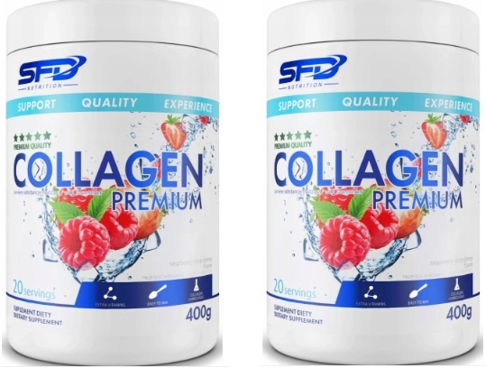 2x SFD COLLAGEN 2x 400G MSM BOSWELLIA KOLAGEN WIT.D3 + C 2 BALENIE !