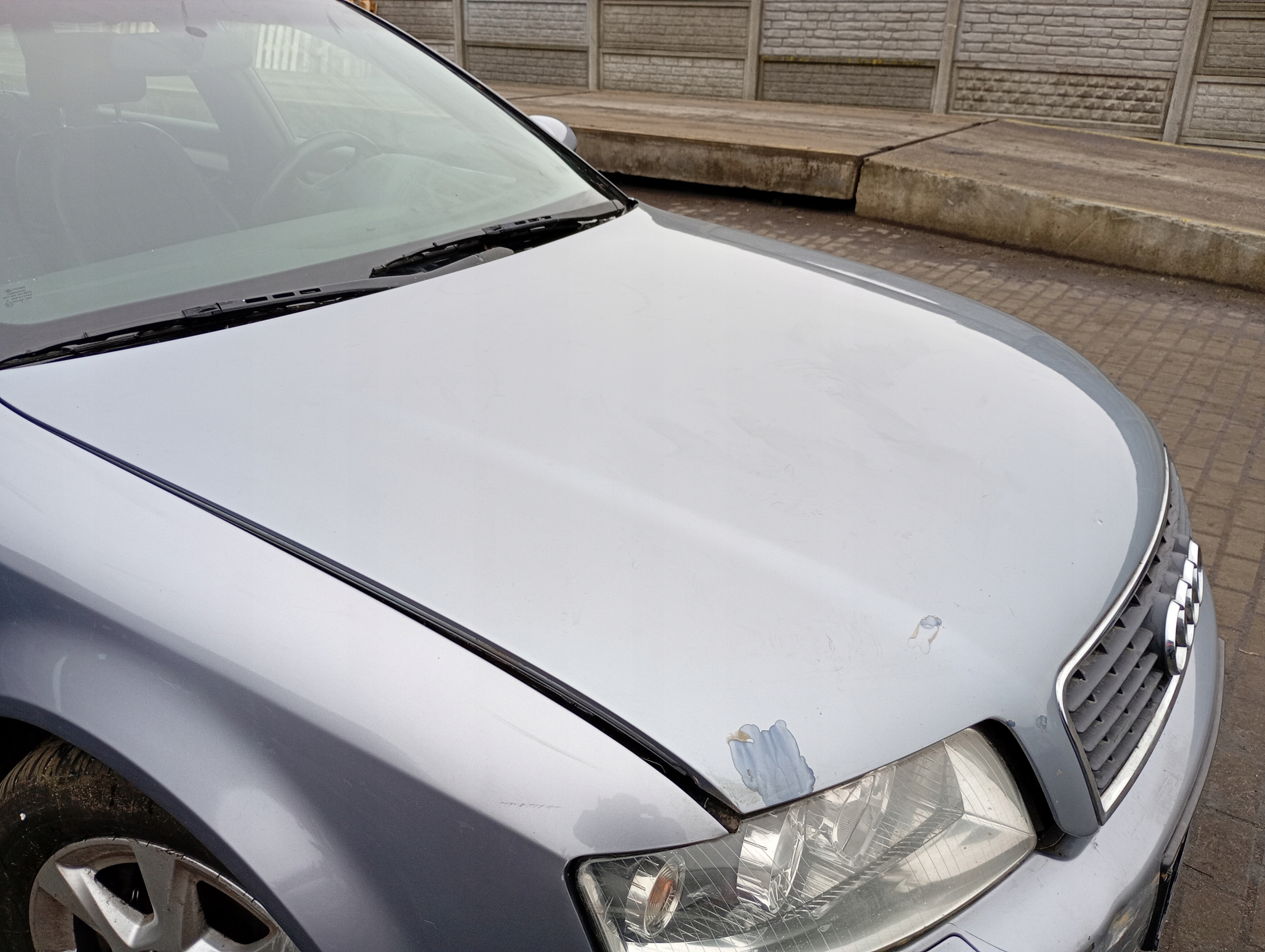 Audi A4 B6 00-06 bonnet Z grille radiator grey