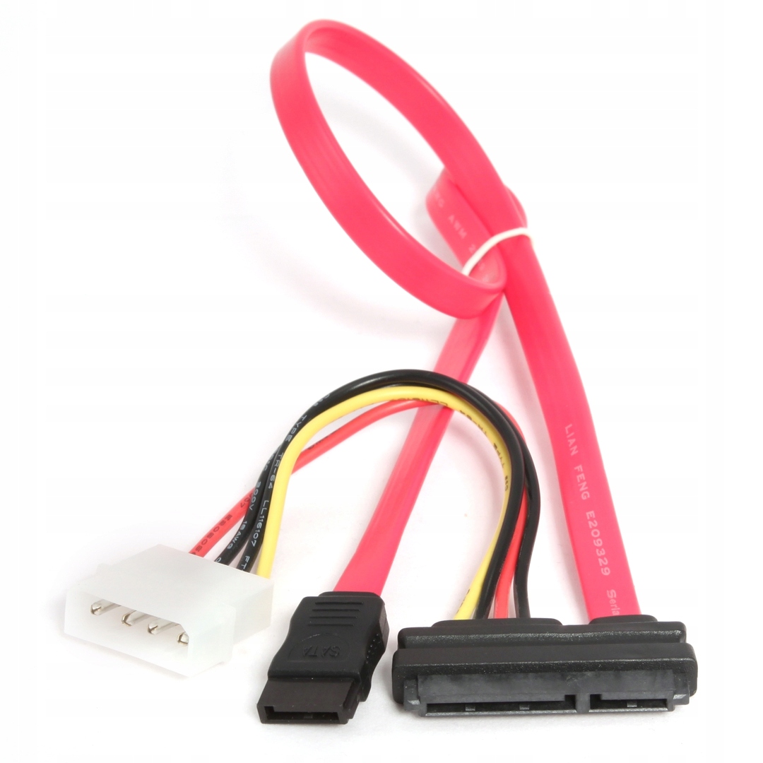 

Gembird Kabel/Taśma Sata Data+zasilanie Combo 0.35