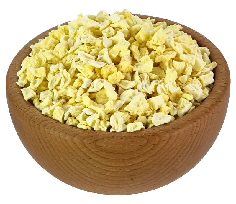 Levně Lyofilizovaný Ananas 0,5KG Ananasy Drcené 500g