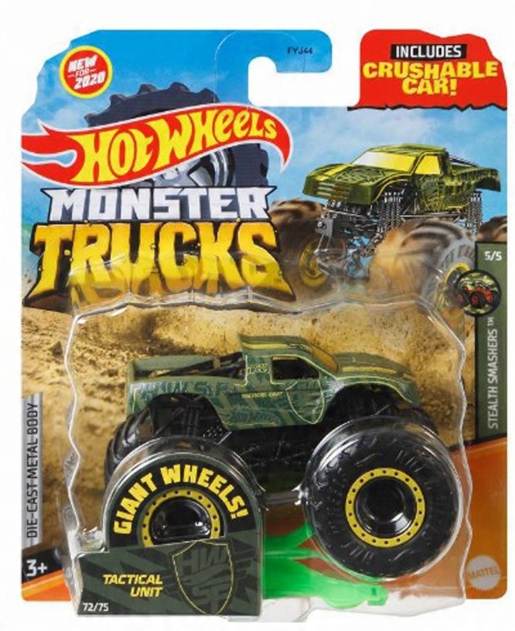 

Tactical Unit Hwsf Truck Auta 1:64 Monster Trucks
