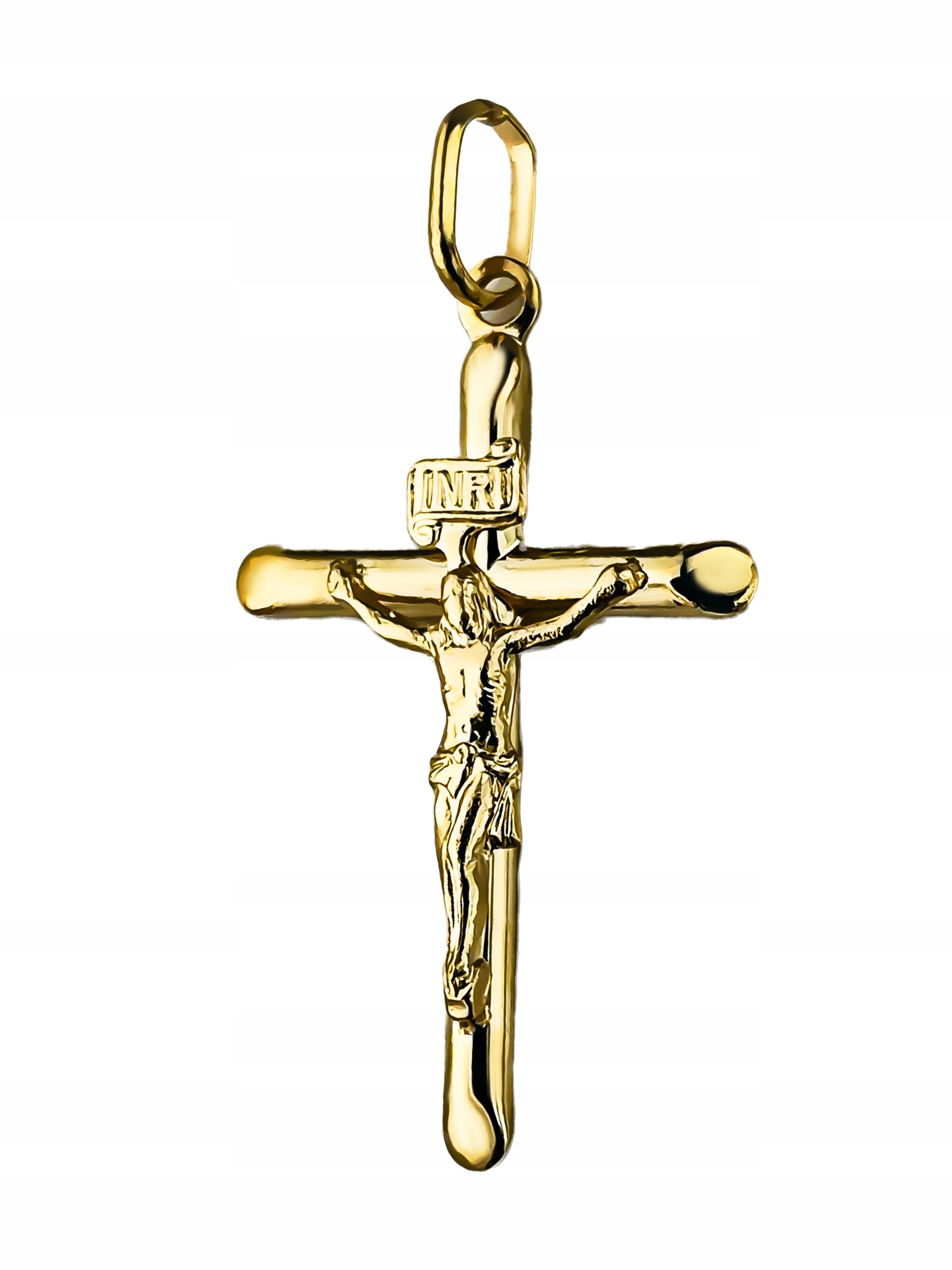Zlatý křížek Ježíš Kristus Svaté Přijímání Křest