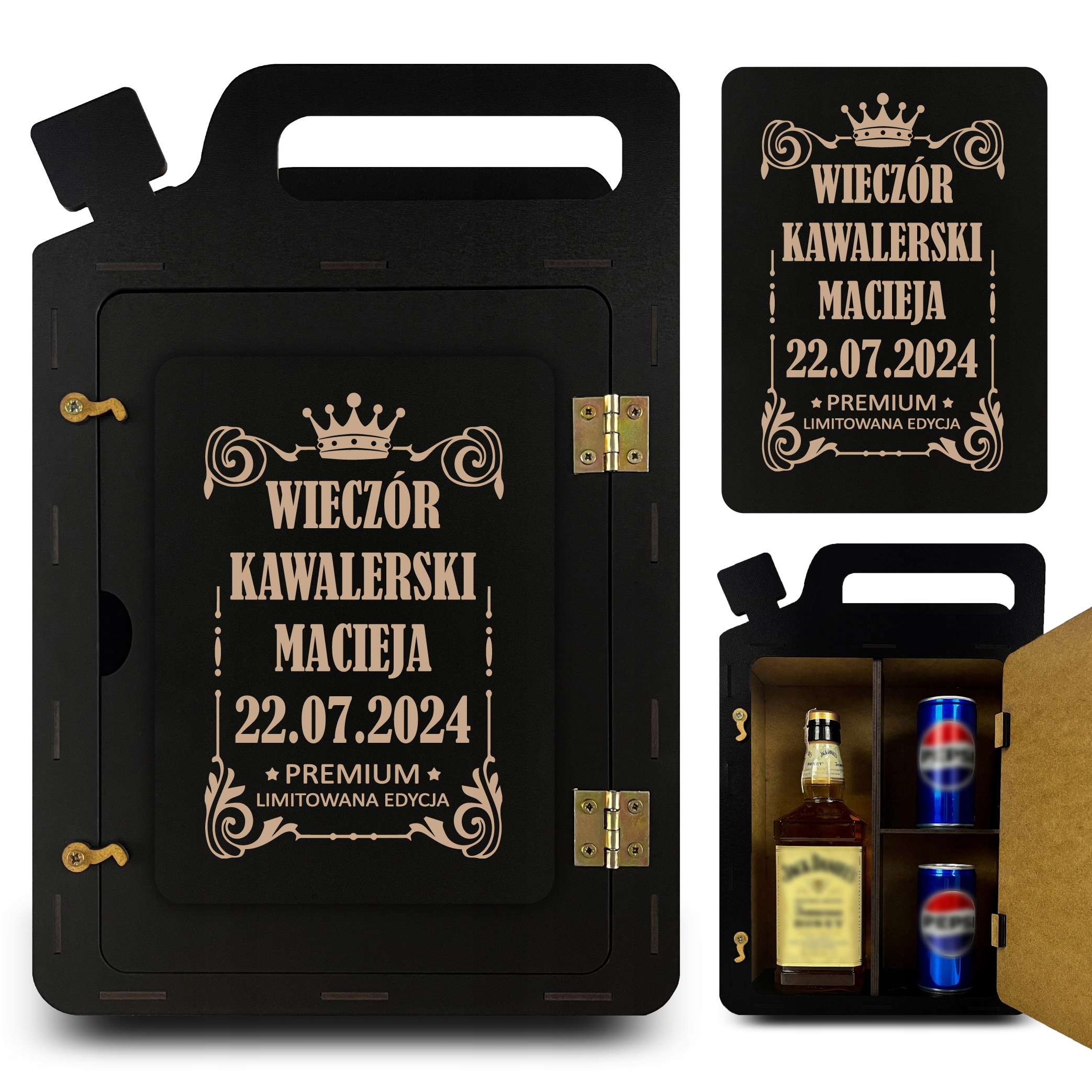 Kanister Barek Wieczór Kawalerski Imię I Data Dla Pana Młodego 3D
