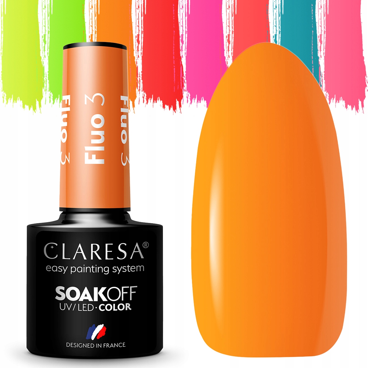 

Claresa Fluo Lakiery Hybrydowe Neonowe #3