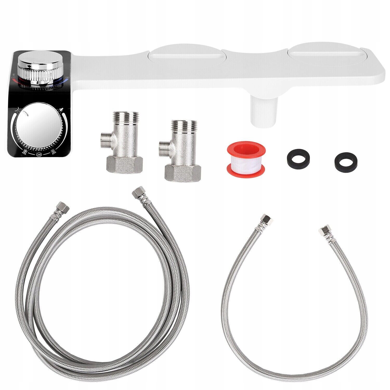PRZYSTAWKA BIDETU DO SAMODZIELNEGO CZYSZCZENIA TOALETY, ZIMNA I CIEPŁA WODA Marka inna