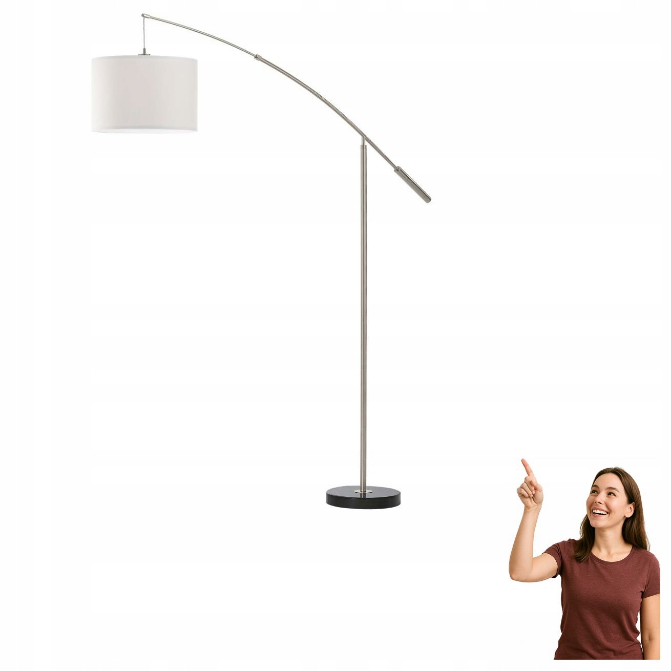 Podlahová lampa Nadina 92206 Eglo