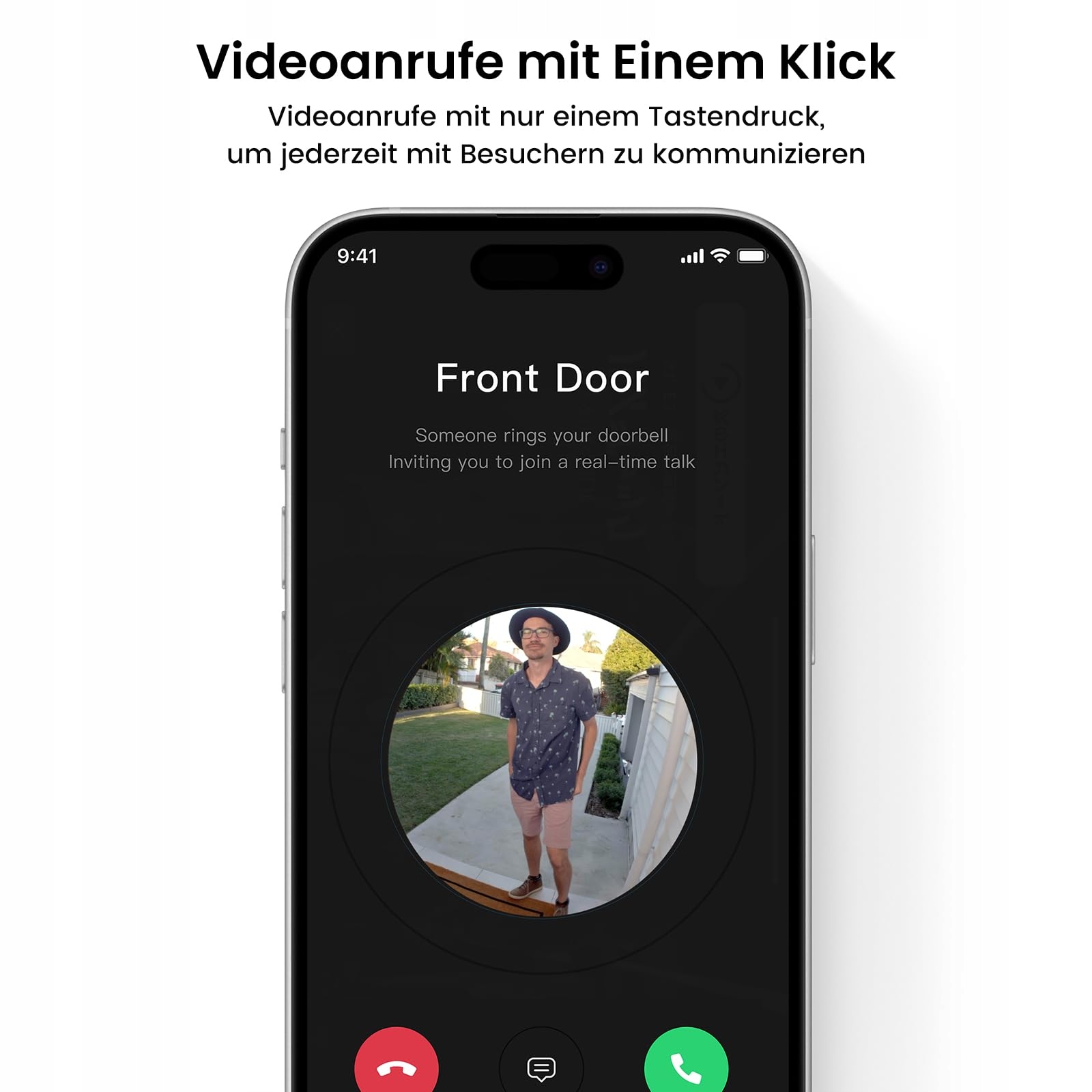AOSU Wideodomofon 2K HD Bezprzewodowy Kamera 170° PIR Alexa WiFi 2W Audio — miniatura 5