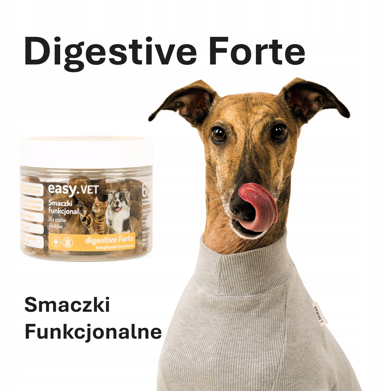 Easy.VET Funkční pamlsky Digestive Forte pro psy a kočky 180 g