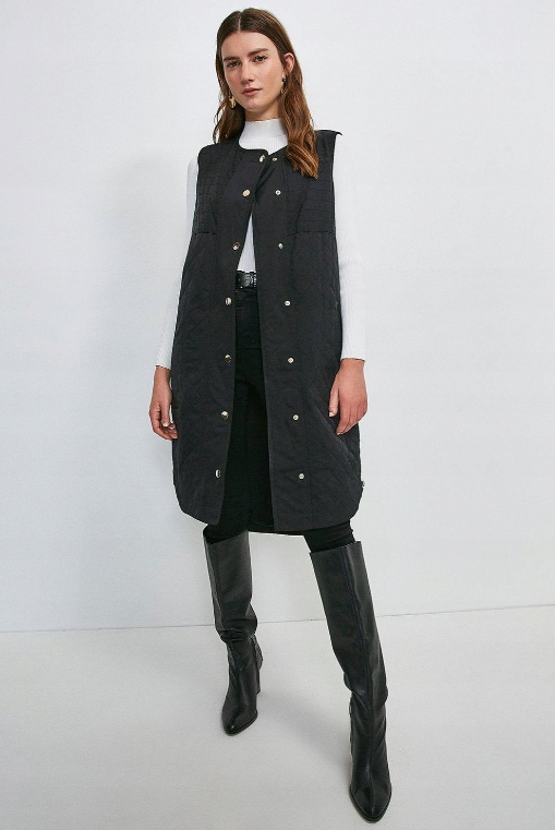 0A2E2_A* Karen Millen Dámská Vesta Béžová 34 T5A