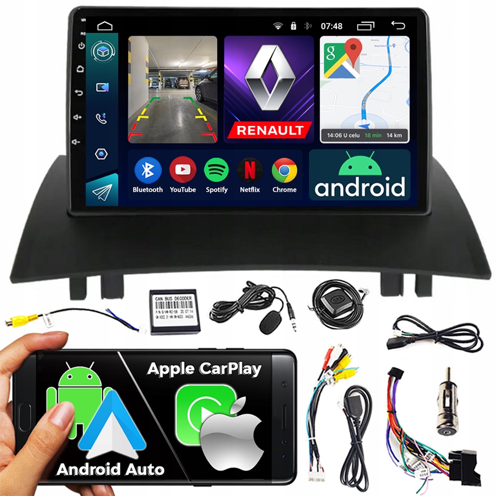 Autorádio Ncs RS-305 Renault Megane 2 II 2002-2008 Android