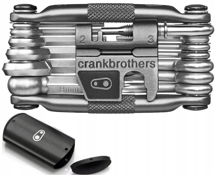 Klucze Rowerowe Multitool Crank Brothers Multi 19 Skuwacz ciemno-szare