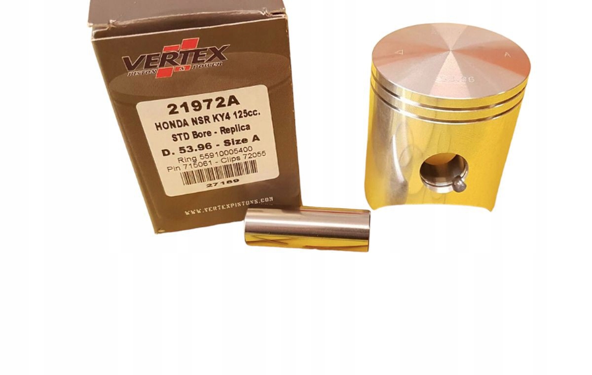 Vertex Piest Honda Crm 125, Nsr 125 (54,00 MM) (krúžky 55910005400 x 2 S