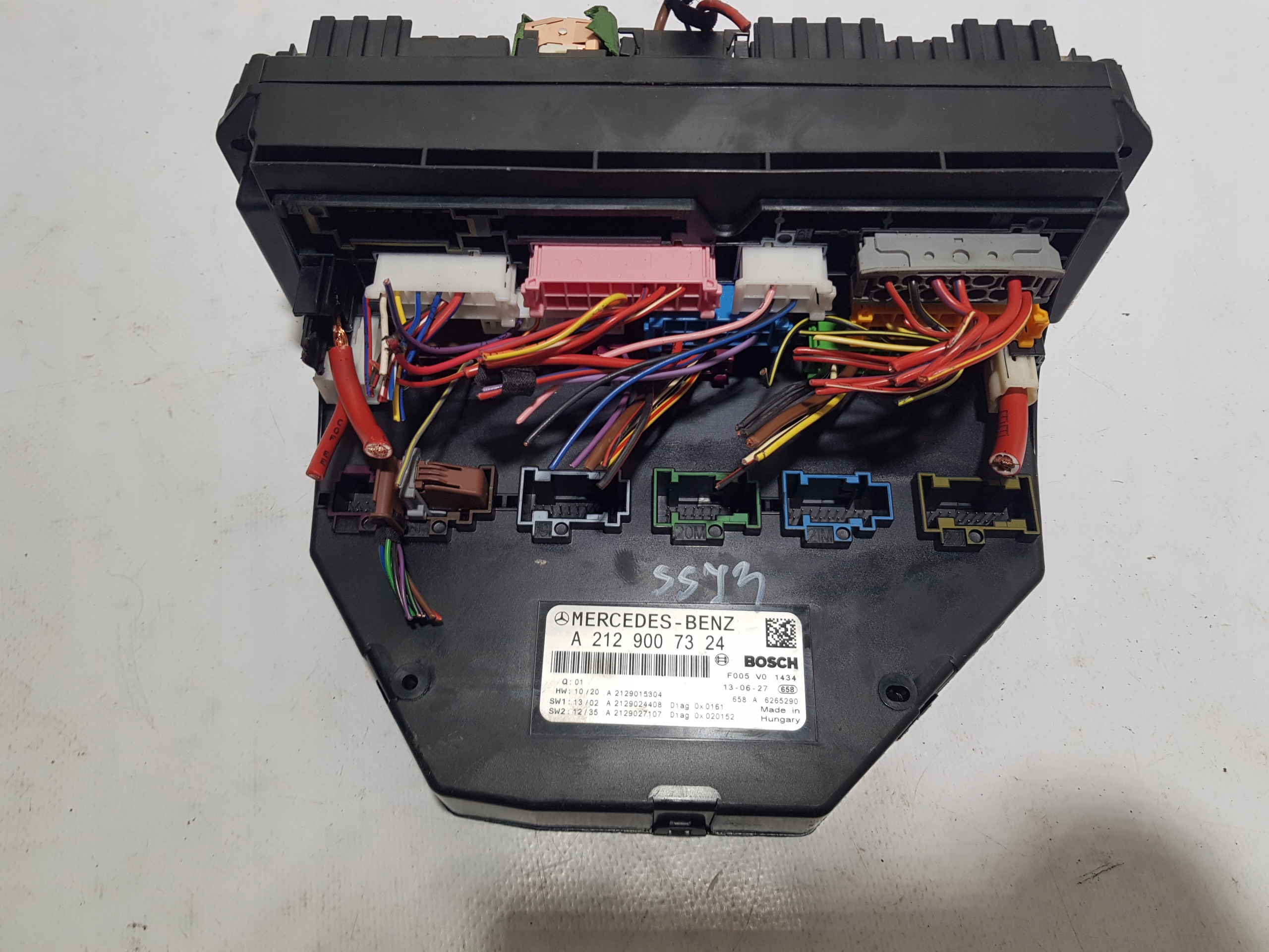 MERCEDES SLC R172 W172 SLK W212 module SAM compartment A2129007324
