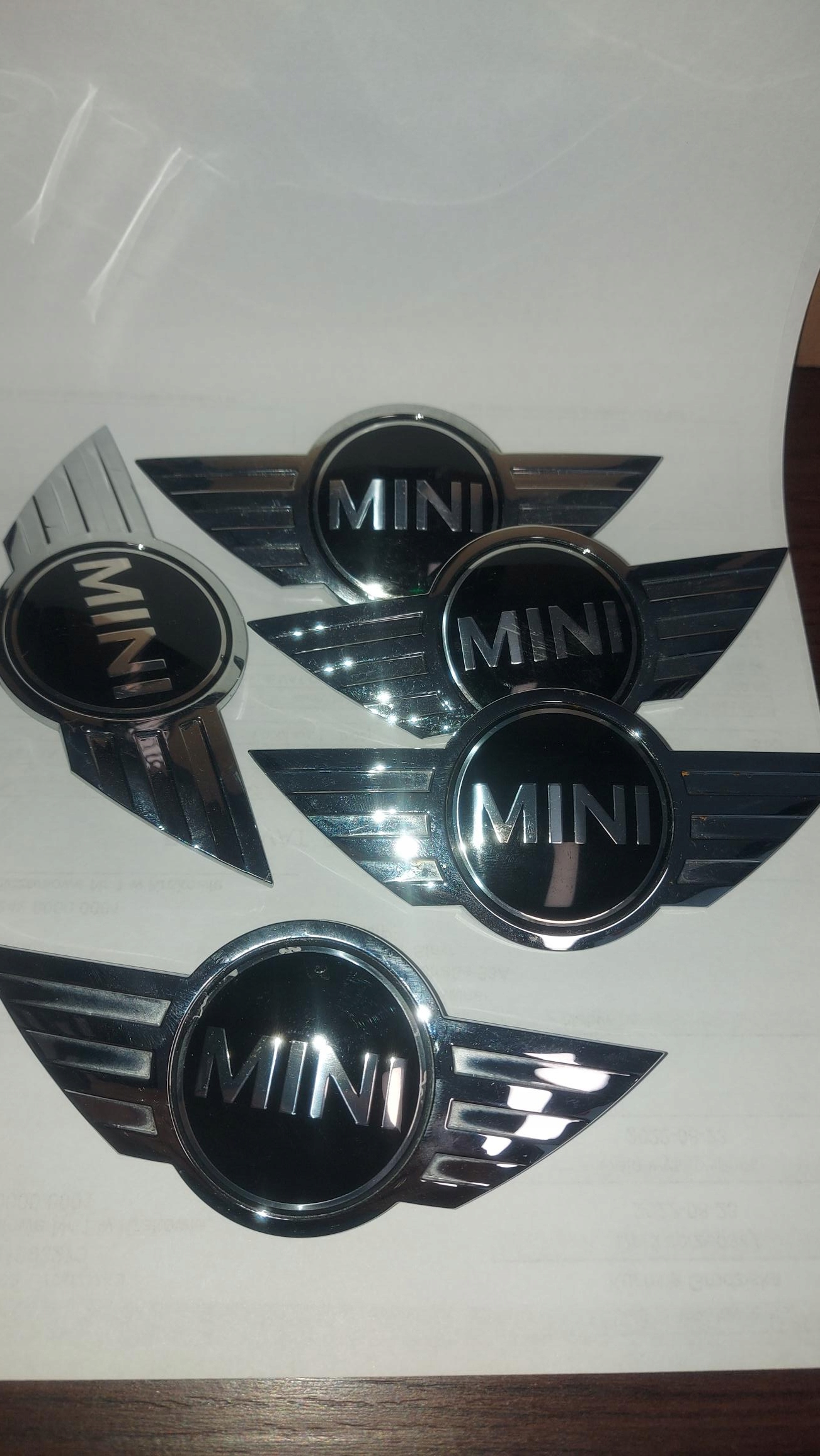 MINI R50 R57 EMBLEMAT KLAPY BAGAŻNIKA 51x120 12CM Producent części Mini OE