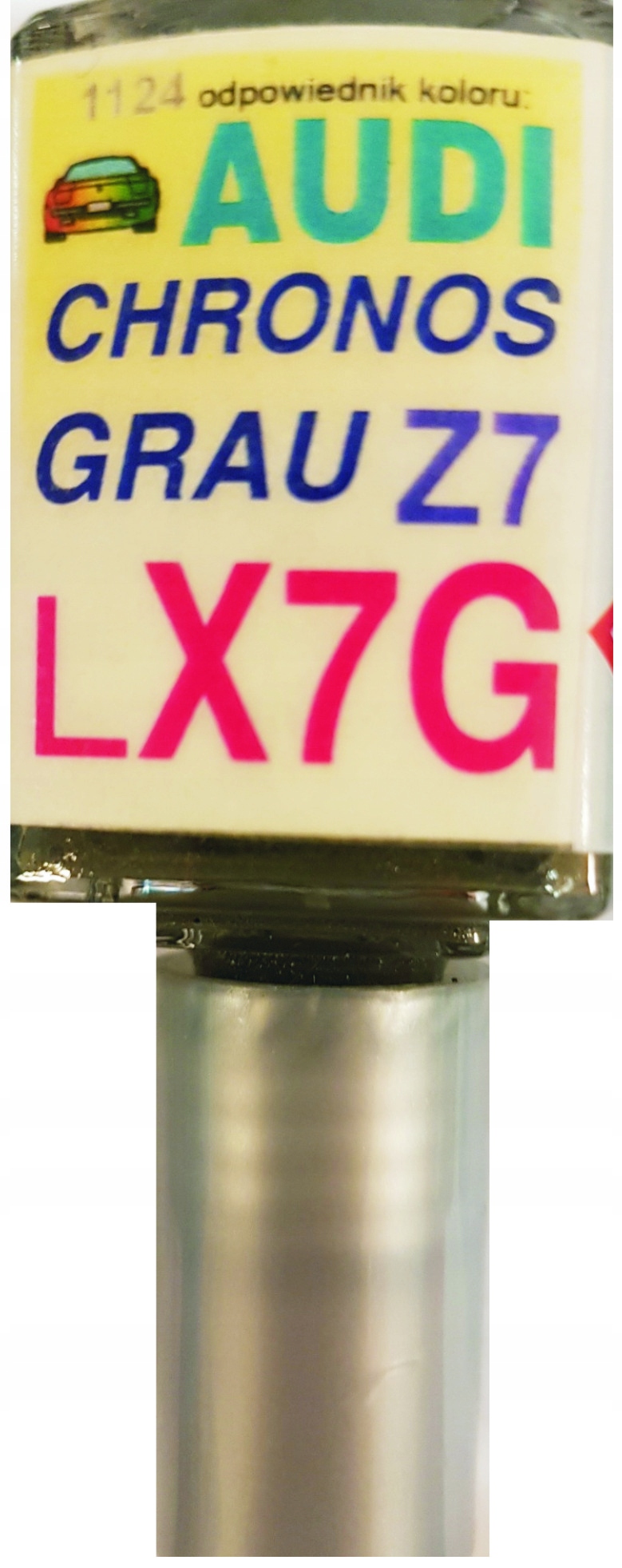 Audi LX7G Z7 Chronosgrau Lakier Samochodowy Zaprawka Do Rys 10 ML Arasystem